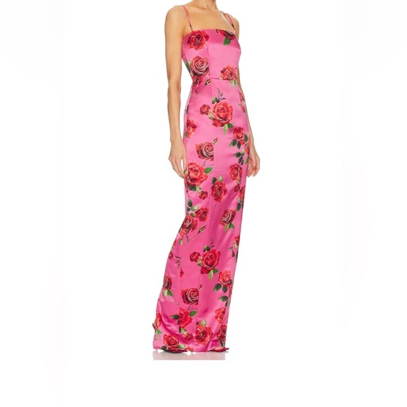 Sau Lee Sofia Pink Multi Dress